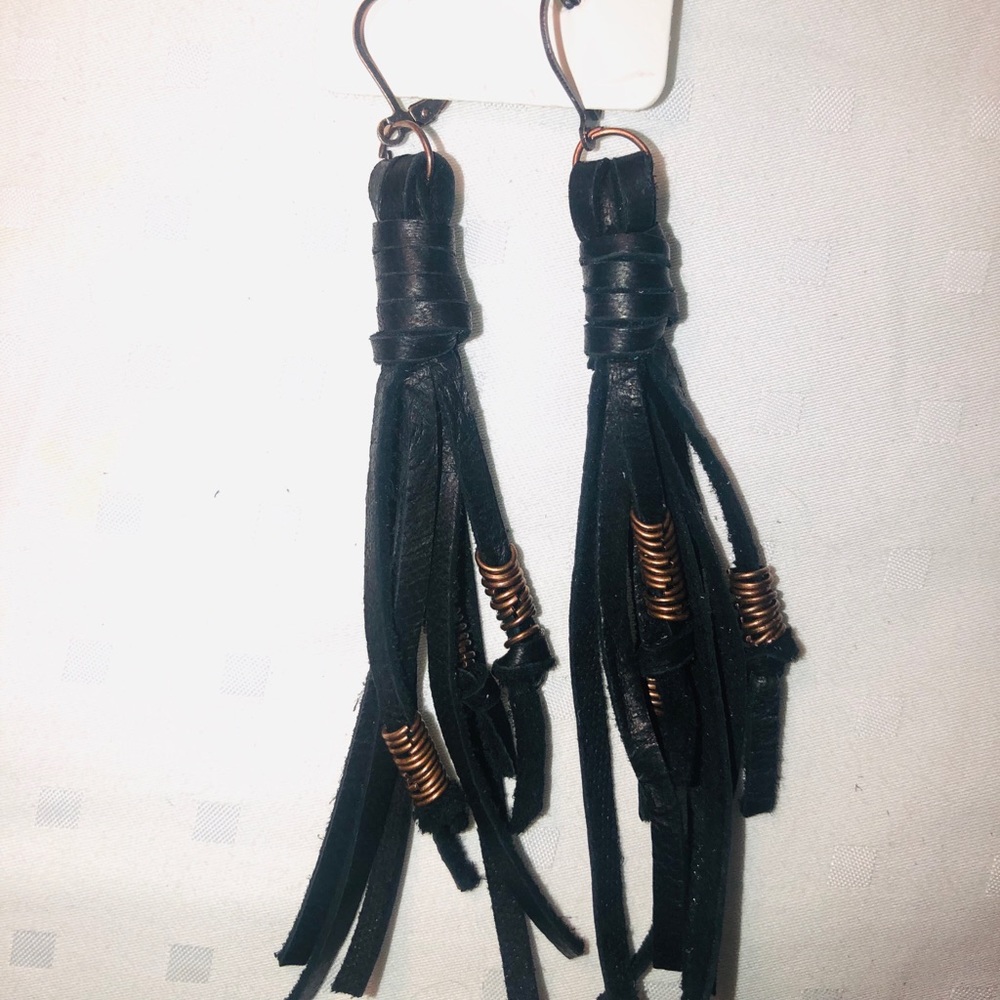 Handmade Leather Earrings